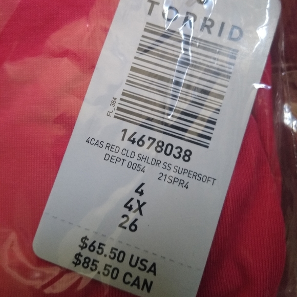 NWT Torrid Cold Shoulder Dress Size 2X,3X,4X - Picture 8 of 8